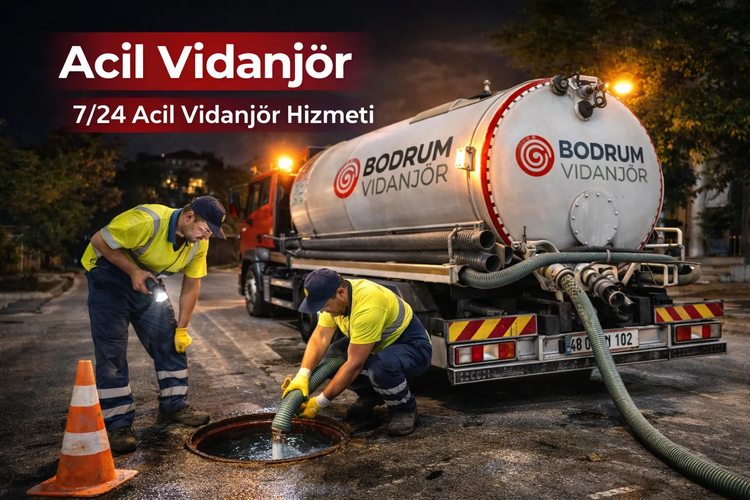 Acil Vidanjör Hizmeti Bodrum
